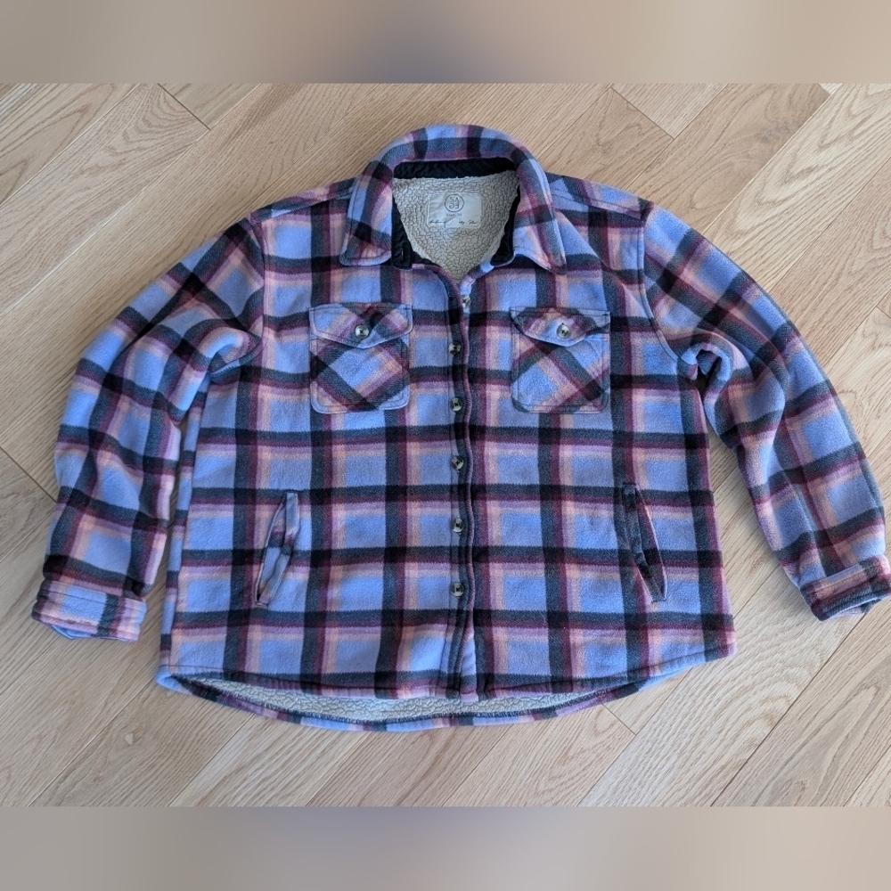 Plaid Fleece Women's Jacket